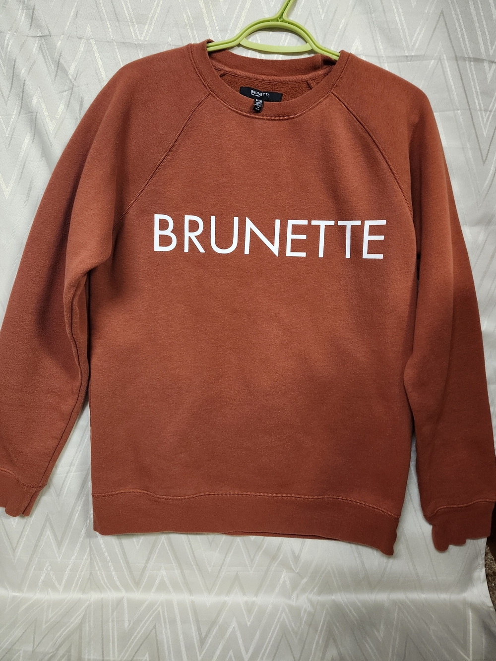Brunette Rust Crewneck Sweatshirt for Women